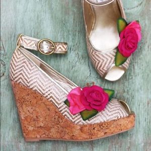 Joyfolie gorgeous cork wedges